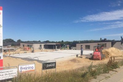 De første to af de otte nye boliger har fået beboere. Og til august er endnu to boliger klar til indflytning. ?Foto: Ole Skydt