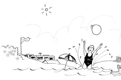 Hvis juli bliver varm, bliver julen kold, lyder et gammelt vejrvarsel. ?Illustration: Anton Skovbjerg