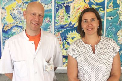 Hospitalsenheden Vest har valgt at dele koordinatorfunktionen på to personer: Speciallæge Jens Juel Christiansen fra Medicinsk Afdeling er blevet udnævnt til koordinator, og klinisk koordinator Vibeke Lynggaard fra Hjertesygdomme er tværsektoriel koordinator for Steno Partner. ?Foto: PR-foto