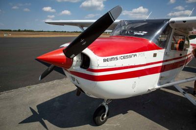 Der var mulighed for at få en rundflyvning over Herning. ?Foto og Video: Toke Hage