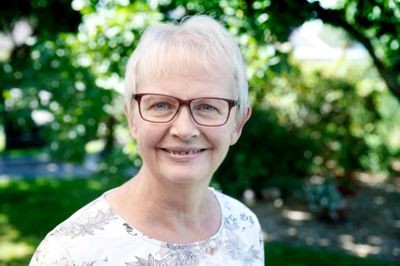Herdis Kirkeby Callesen har boet i Kibæk siden 1972, da en lærer fra pædagogseminariet opfordrede hende til at søge en stilling i den daværende Kibæk Børnehave. Foto: Flemming Hansen