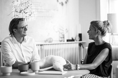 Lotte Fynboe har siden begyndelsen stået alene i spidsen for Oyoy Living, men nu har hun ansat Søren Anker Hansen som administrerende direktør til at tage sig af den daglige ledelse. ?Foto: Pr-foto