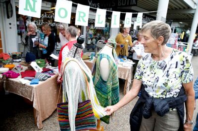 »Snorlige« var også med på foreningsmarkedet. ?Foto: Flemming Hansen