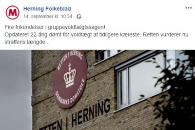 Herning Folkeblad fredag 14. september 2018.