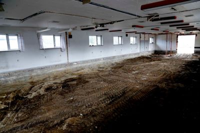 Nu skal der graves ud til støbe-arbejdet. ?Foto: Henrik Ole Jensen