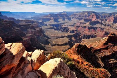 Canyonland er utrolig fascinerende - på denne tur oplever vi både Grand Canyon, Zion og Bryce.