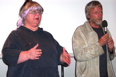 Anne Grethe Trangbæk og Helge Rude Kristensen fra Give fortalte om deres tur fra Nordkap til Give. ?Privatfoto