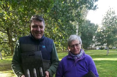 Flemming Jensen og Edel Bertelsen. Foto: Privatfoto