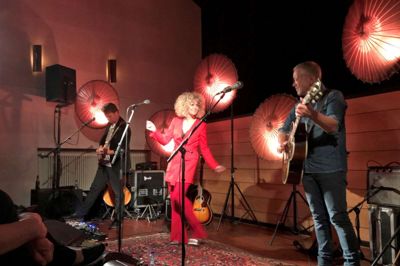 Hush gav senest koncert i Dagmar Bio i oktober sidste år, hvor bandet hyldede Kim Larsen. ?foto: Privatfoto