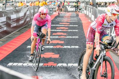 Michelle Vesterby svømmede godt, men den 35-årige herningenser mistede sin podiechance under cykeldelen af årets VM i ironman på Hawaii. Foto: Niels Husted/Ritzau Scanpix