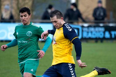 Nino Baskarada scorede forgæves for Tjørring. Foto: Tom Laursen