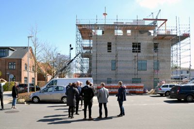 Boligbyggeriet Spinderiet i Ikast er et af de lokale byggerier, som BG Murer har været involveret i. Foto: Privatfoto