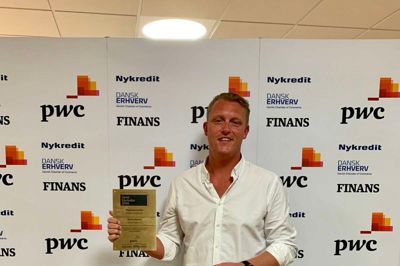 Bjarke Hansen, ejerleder i Primo Tours A/S, vandt prisen som Årets Ejerleder 2018 i Vestjylland. ?Foto: PR-foto