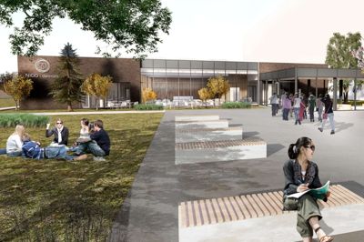 Herning Kommune har besluttet at bidrage med 20 millioner kroner til forsknings- og uddannelsescentret Nido. ? Visualisering: KPC