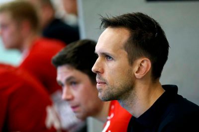 HC Midtjyllands cheftræner, Søren Baadsgaard, glæder sig til at følge VM-kampene på tæt hold. Han regner med, at oplevelserne og nærstudiet af verdens bedste spillere kan smitte lidt af på dagligdagen i 2. division. ? Foto: Flemming Hansen