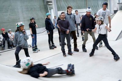 Skatere i alle størrelser boltrer sig i Brande, og nu står Urban Street Zone til måske at vinde »Danskernes Idrætspris 2018«. Foto: Henrik Ole Jensen