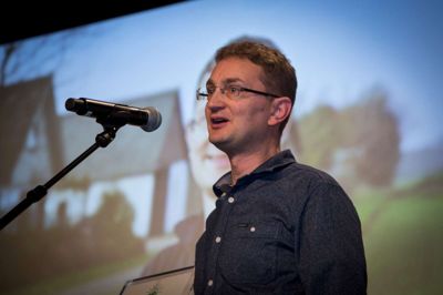Søren Skjølstrup Jensen vandt prisen for »fremtidens landbrug«, som er et ny pris, der uddeles til Argomek-messen i MCH. Han vant for sit arbejde med at være i direkte kontakt med sine forbrugere via blandt andet de sociale medier frem for at gå gennem en mellemhandler. ?Foto: Henrik Ole Jensen