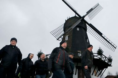 Foto fra sidste års julemotion ved Aulum Mølle. ? Foto: Henrik Ole Jensen