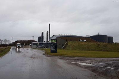 Biogasanlægget på Grarupvej ved Brande er ufrivilligt blevet indblandet i en lokalpolitisk sag på Sjælland. ?Foto: Thomas Vang Nielsen