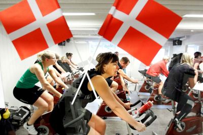 Snejbjerg Fitnesscenter viser sig frem i forbindelse med landsdækkende arrangement på søndag. ?Foto: Flemming Hansen
