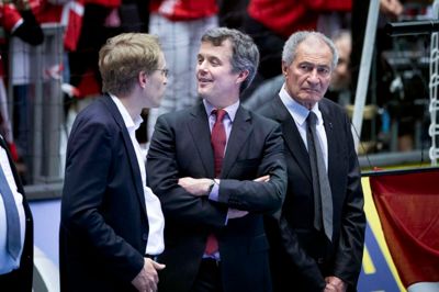 VM 2019 sætter ny tilskuerrekord med over 900.000 tilskuere til de 94 kampe. IHF's præsident, doktor Hassan Moustafa (t.h.) roser det velsmurte samarbejde mellem Danmark og Tyskland. ? Foto: Liselotte Sabroe/Ritzau Scanpix