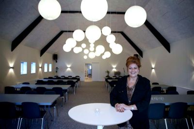 Birgith Holm glæder sig til at kunne byde gæster velkommen på Lille Dallas. ? foto: Flemming hansen