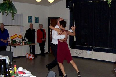 Den sensuelle argentinske tango høstede stort bifald. ? Foto: Privatfoto