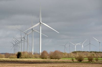 Ringkøbing-Skjern fører i vindenergi. ?Foto: Privatfoto
