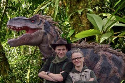 Naturamas dinosaur kan brøle, vise tænder og slå med halen. ?Foto: Pr-foto