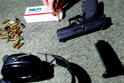 Der bliver blandt andet konkurreret i skydning, når medlemmer af Danmarks Politiidrætsforening er i Herning til mesterskaber i fire discipliner senere på måneden.?Foto: Henrik Ole Jensen