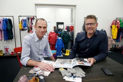 Erik Andreæ (t.v.) og Michael Nederby står sammen i spidsen for Brands4kids.