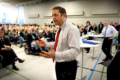 Jakob Axel Nielsen var sundhedsminister for 10 år siden, da debatten om placeringen af et nyt supersygehus i Midt- og Vestjylland rasede. ? Foto: Tom Laursen