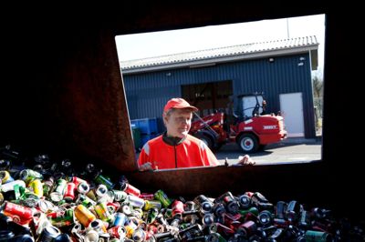 Oda Bødker fra Bording Gengrugsplads forventer, at påsken bliver travl. Særligt på lørdag. Heldigvis er tonen god langt det meste af tiden, fortæller hun. ?Foto: Flemming hansen