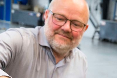 Jens Jørgen Høj har bygget på sit landskab i fem år. ?foto: Tom laursen