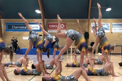 Repholdet fra DGI Holstebroegnen deltog også ved gymnastikshowet. ?foto: Henrik Lind Jørgensen
