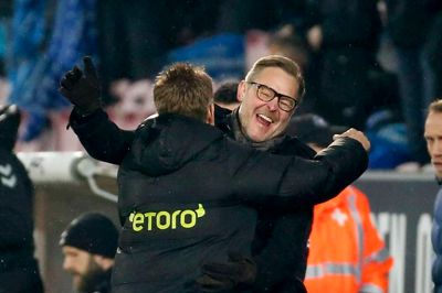 Claus Steinlein var i tophumør, da FCM slog OB og spillede sig i pokalfinalen. Kampen 17. maj er klubbens sidste chance for et trofæ i denne sæson. Foto: Flemming Hansen