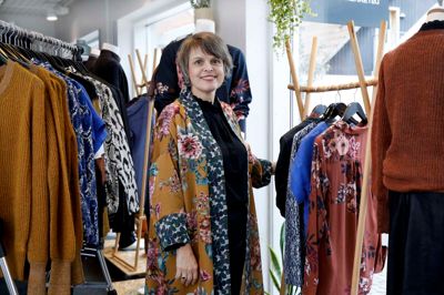 Dorthe Jakobsen har haft Anna.D i to et halvt år. Fremover vil hun også have med Anna.D at gøre, men det bliver navnet på hendes kjole. ?foto: Henrik Ole Jensen
