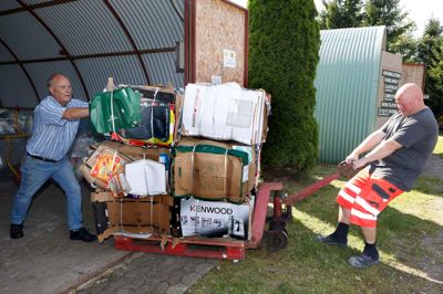Det er store oprydningsdag på genbrugspladsen i Stakroge lørdag 25. maj. ?foto: Henrik Ole Jensen