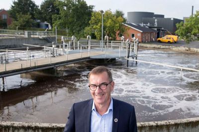 Direktør Niels Møller Jensen skal lære fra sig til selskab i Georgien med over en halv million forbrugere.?foto: tom laursen