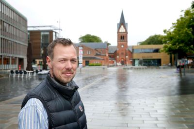 Sognepræst Jens Christian Kirk fra Snejbjerg er formand for lokalkomiteen bag Himmelske Dage på Heden, og han er meget tilfreds med resultatet. ?Foto: Flemming Hansen