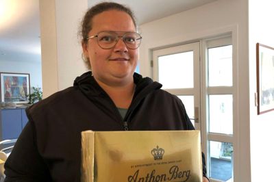Maria Louise Bostrup er en af vinderne af chokolade. ?foto: Henrik Lind Jørgensen
