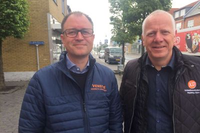 Kenneth Mikkelsen (t.v.) og Kristian Andersen. ? Foto: Ole Skydt