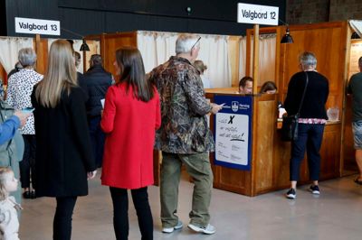 På nuværende tidspunkt ser det fortsat ud til en høj valgdeltagelse. Foto: Henrik Ole Jensen
