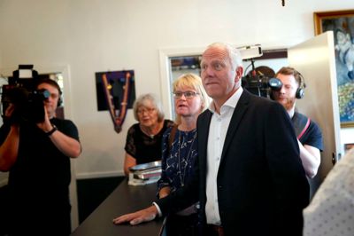 Kristendemokraterne nåede ikke over spærregrænsen på to procent, og derfor lænede partiet sig op ad spidskandidat Kristian Andersen (billedet) fra Vestjyllands Storkreds. Han var kun 189 stemmer fra det kredsmandat, som havde bragt partiet tilbage i Folketinget efter 14 års fravær. ?Foto: Flemming Hansen