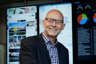 Direktør Alex Nielsen glæder sig over, at Herning Folkeblads opgraderede nyheds-app er gået i luften med masser af forbedringer for brugerne. foto: flemming hansen