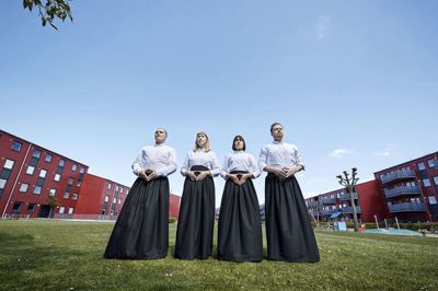 Ved Teams jubilæumsfest kan man se glimt af »#Glimt« med det faste ensemble, der snart spredes for alle vinde. Foto: Mingo Photo