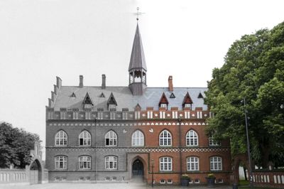 Tinghuset 125 år. Illustration: Anton Skovbjerg Tom Laursen