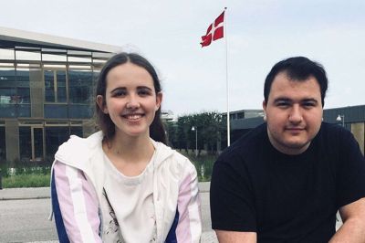 Laura Gam og Alaeddin Al Khoraki er udvalgt til finalen. Foto: Privatfoto