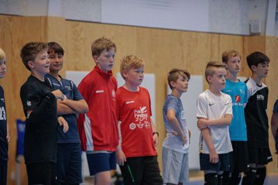 Hold fra hele landet deltager i denne uge, og indkvarteringen og forplejningen foregår på Nordre Skole. Foto: Hamistolen Hamistolen