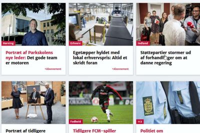 Aoh.dk er efter 10 års tro tjeneste blevet sendt til de evige cyber-marker og i stedet blevet erstattet af herningfolkeblad.dk. foto: screendump